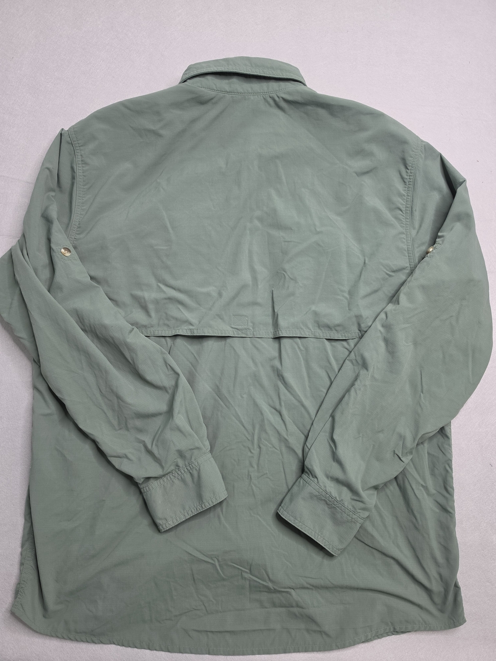 Gander Mountain Guide Series Shirt Mens L Green Vented Fishing Button Up - Picture 8 of 9